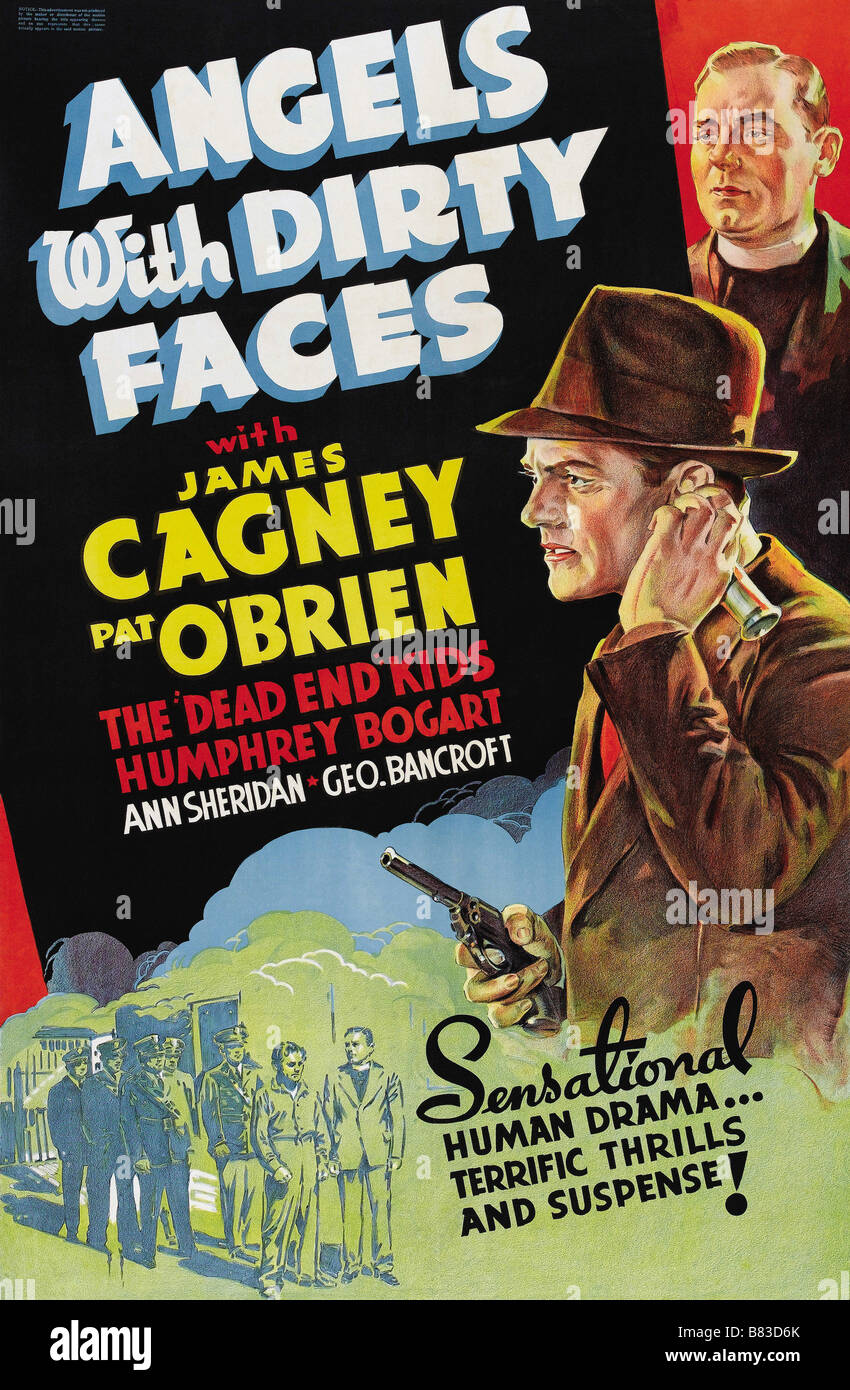 Les anges aux figures sales Angels with Dirty Faces (1938) USA James Cagney Affiche , Poster