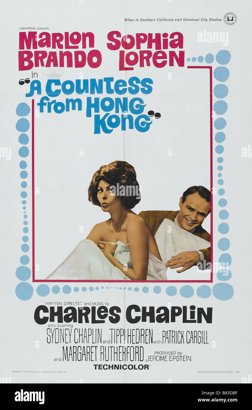 A Countess from Hong Kong  Year: 1967 - UK Director: Charlie Chaplin  Movie poster (Fr) Stock Photo