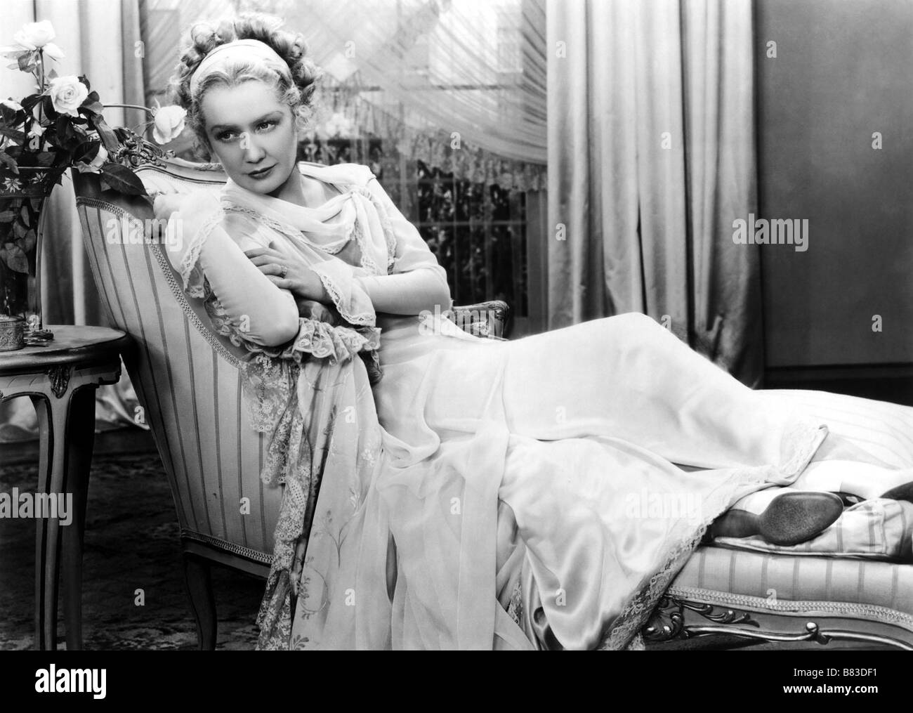 Becky Sharp Year : 1935 - USA Director : Rouben Mamoulian, Lowell Sherman Miriam Hopkins Stock Photo