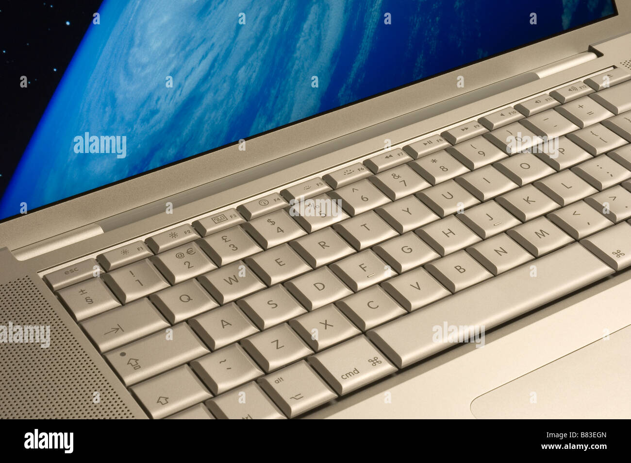 Laptop computer keyboard close up Stock Photo Alamy