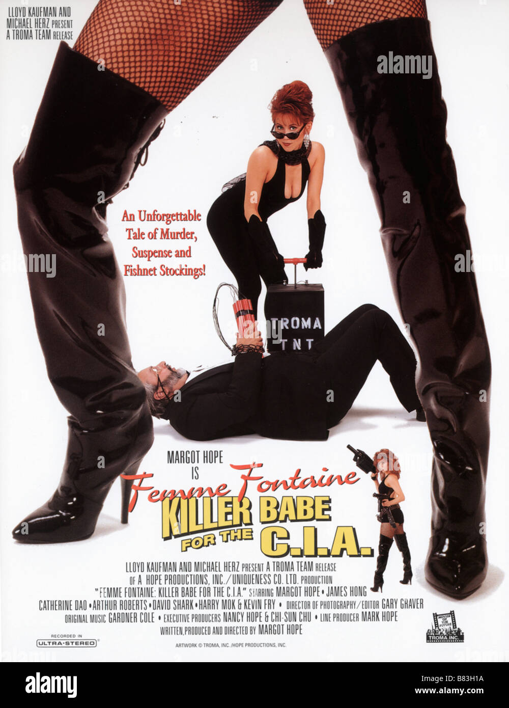 Killer Babe for the CIA Femme Fontaine: Killer Babe for the C.I.A. (1994) usa affiche, poster Margot Hope  Director: Margot Hope Stock Photo
