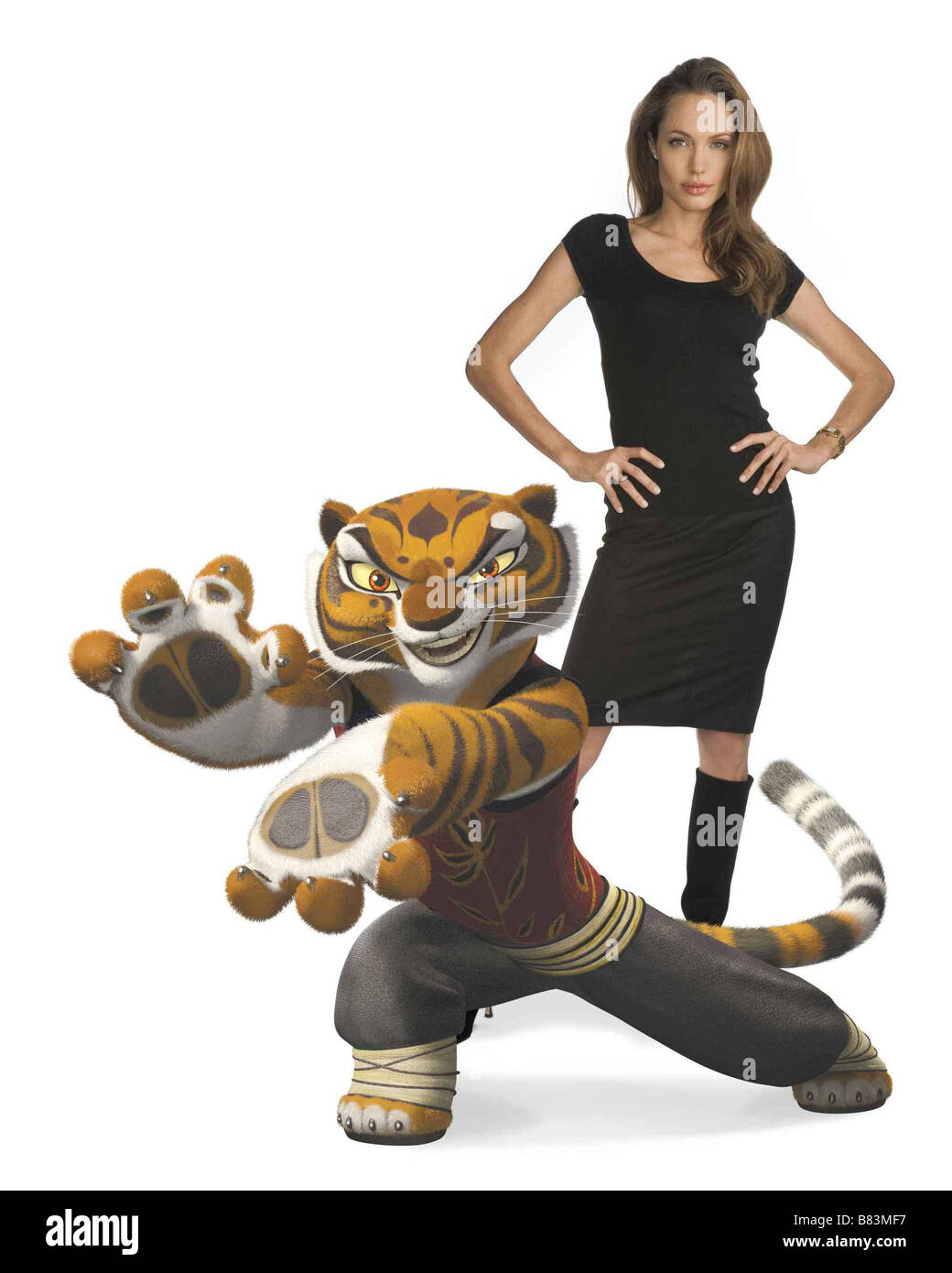 Angelina Jolie voices Tigress in  Kung Fu Panda  Year: 2008 - USA  Director: Mark Osborne, John Stevenson  Animation Stock Photo