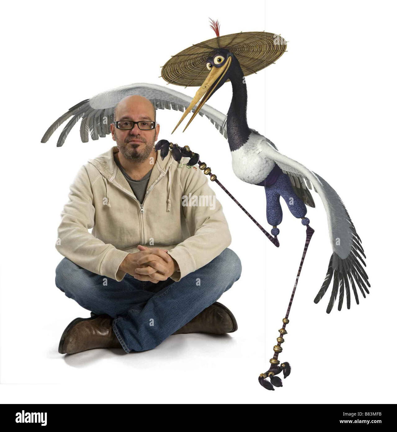 David Cross voices Crane in Kung Fu Panda  Year: 2008 - USA  Director: Mark Osborne, John Stevenson  Animation Stock Photo