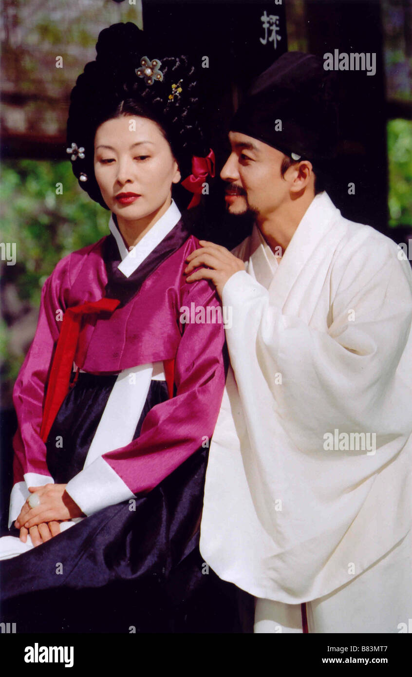 Scandal - Joseon namnyeo sangyeoljisa  Year: 2003 - South Korea Director: Je-yong Lee Mi-suk Lee, Yong-jun Bae   Based upon Les liaisons dangereuses de Choderlos de Laclos Stock Photo