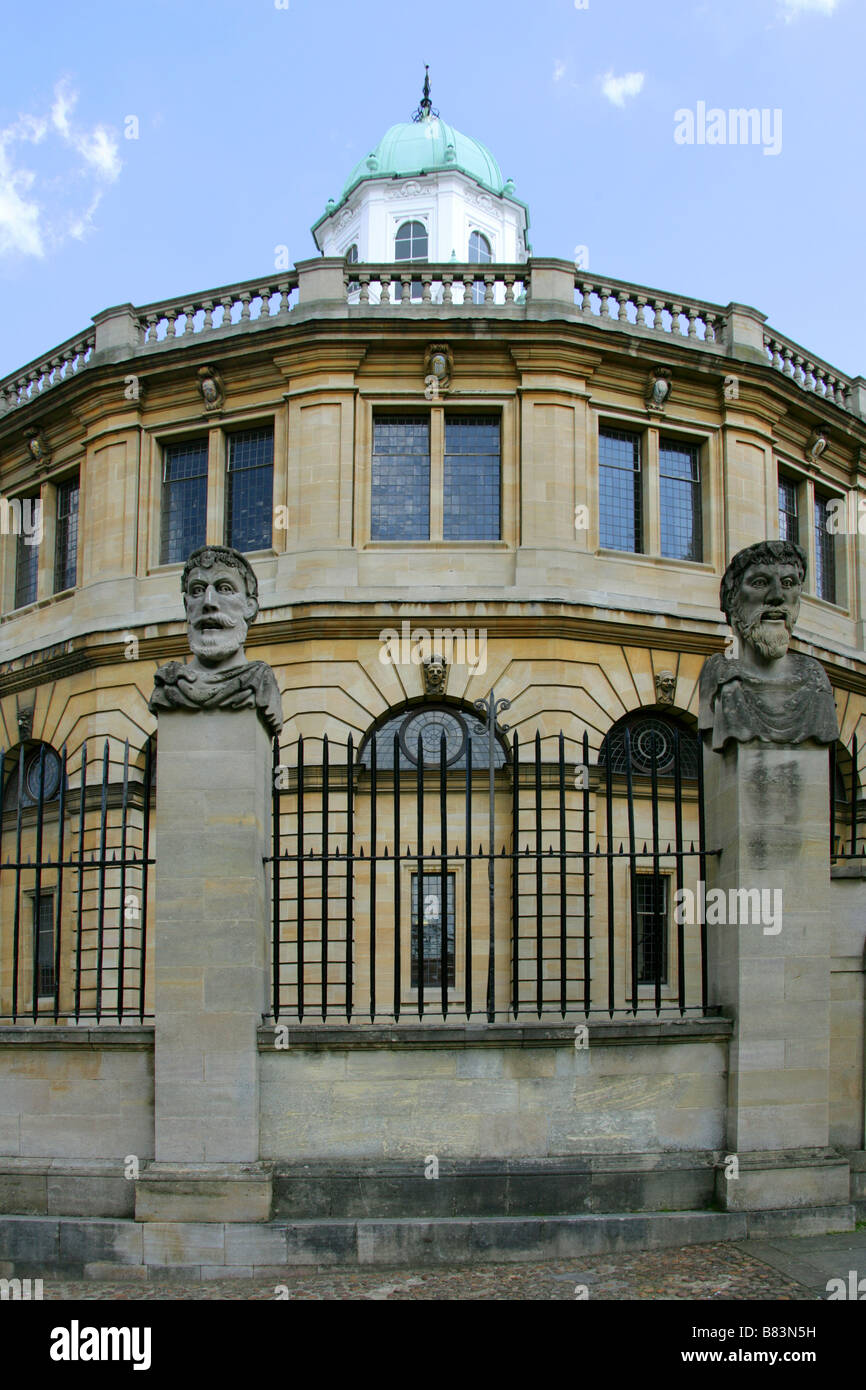 The Sheldonian Theatre, Oxford University, Oxford, Oxfordshire, UK Stock Photo
