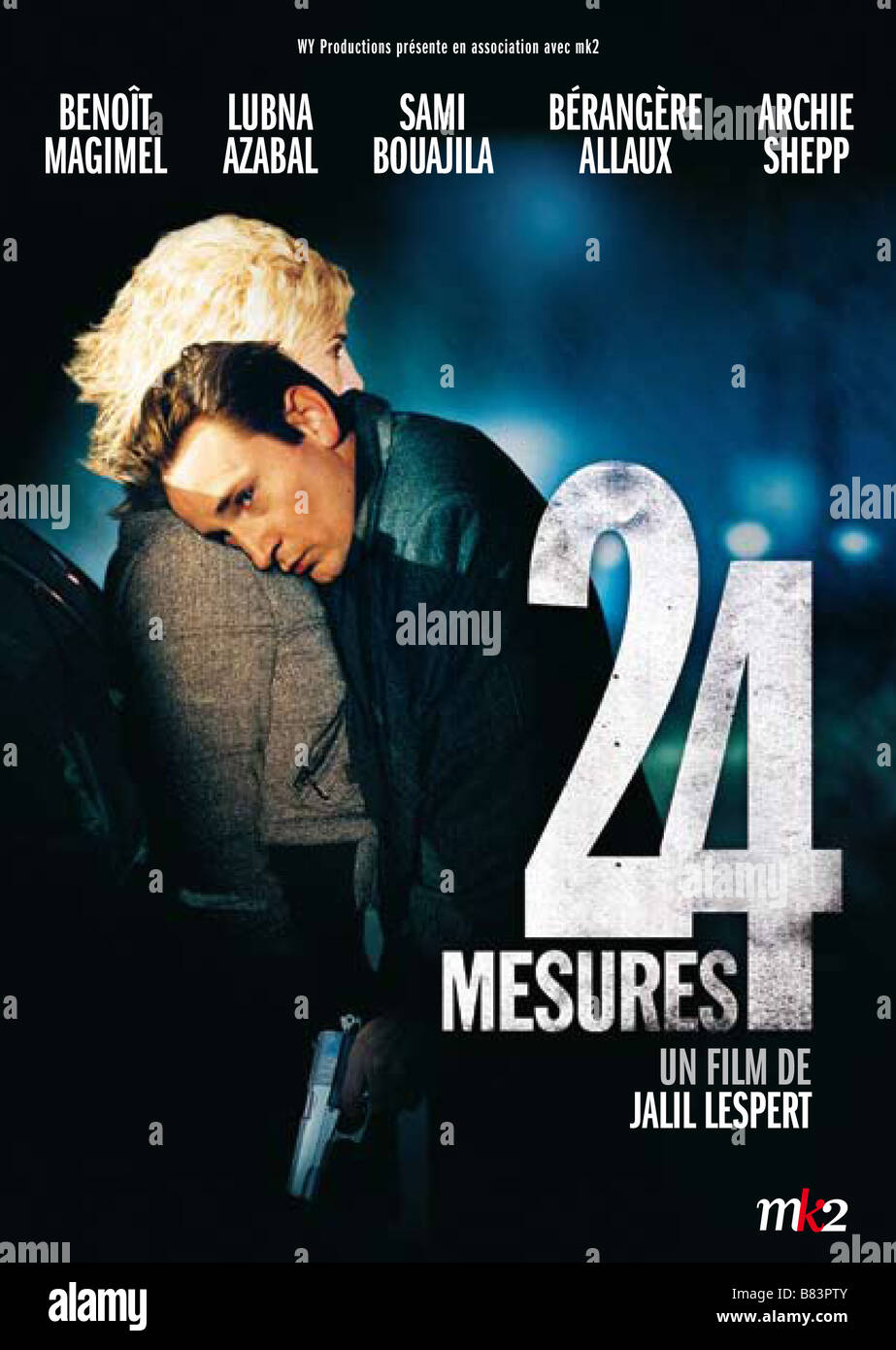 24 mesures 24 mesures (2007) France Affiche / Poster Lubna Azabal, Benoît Magimel  Director: Jalil Lespert Stock Photo