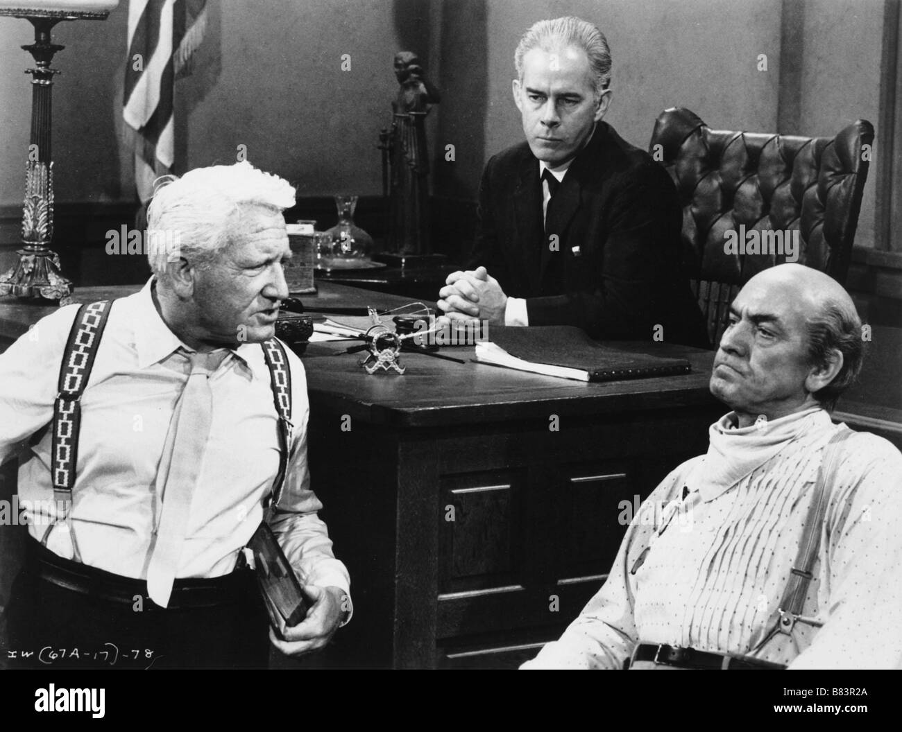 Procès de singe Inherit the Wind (1960) usa Spencer Tracy, Harry Morgan , Fredric March  Director: Stanley Kramer Stock Photo