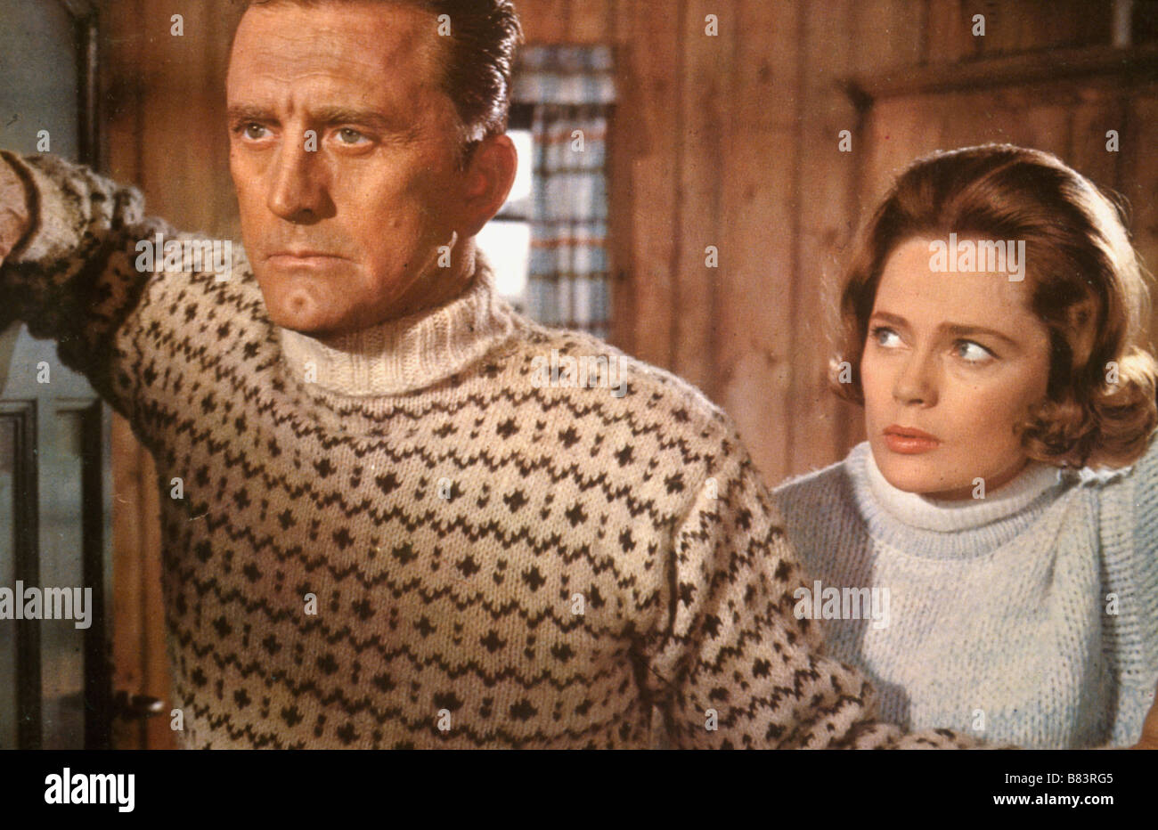 The Heroes of Telemark  Year: 1965 UK Director: Anthony Mann Kirk Douglas, Ulla Jacobsson Stock Photo