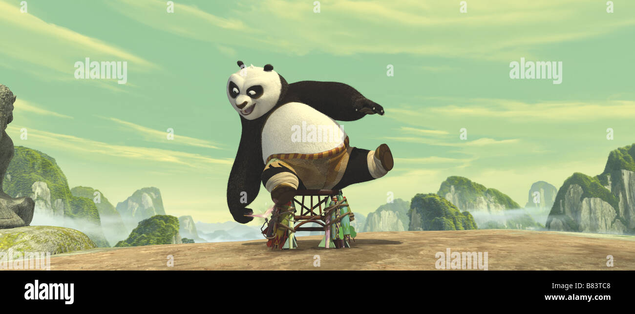 Kung Fu Panda  Year: 2008 - USA Director: Mark Osborne, John Stevenson  Animation Stock Photo