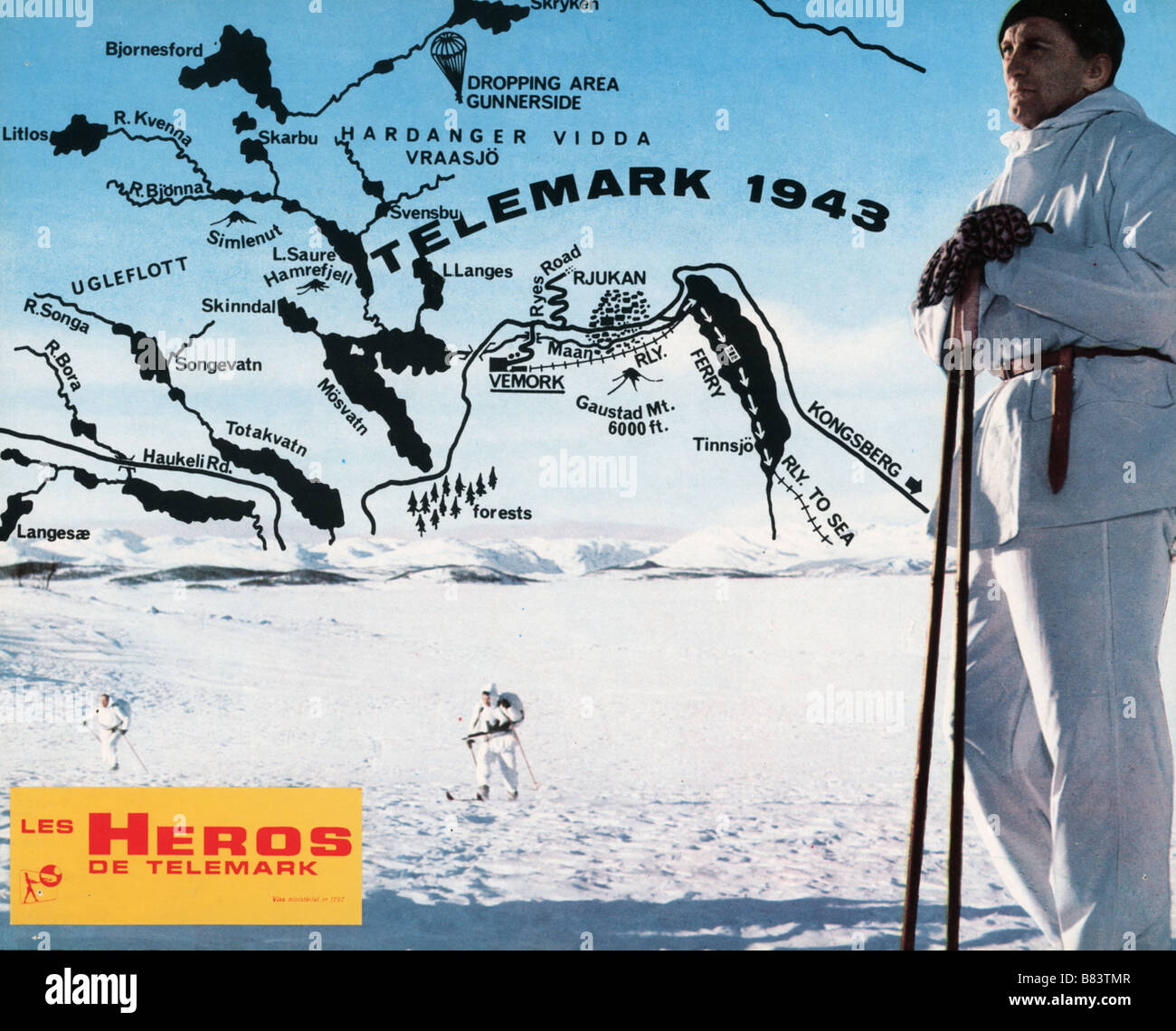 The Heroes of Telemark Year 1965 UK Director Anthony Mann Kirk
