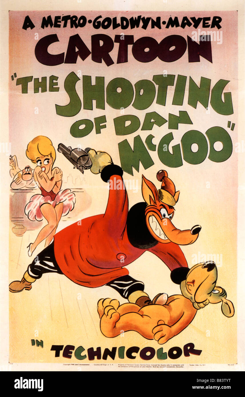 The Shooting of Dan McGoo The Shooting of Dan McGoo  Year: 1945 -  usa animation affiche, poster  Director: Tex Avery Stock Photo