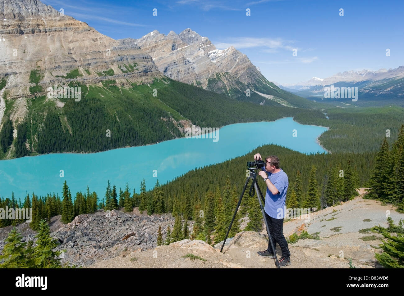 Peyto Lake Banff National Park Banff Alberta Canada; Photographer ...