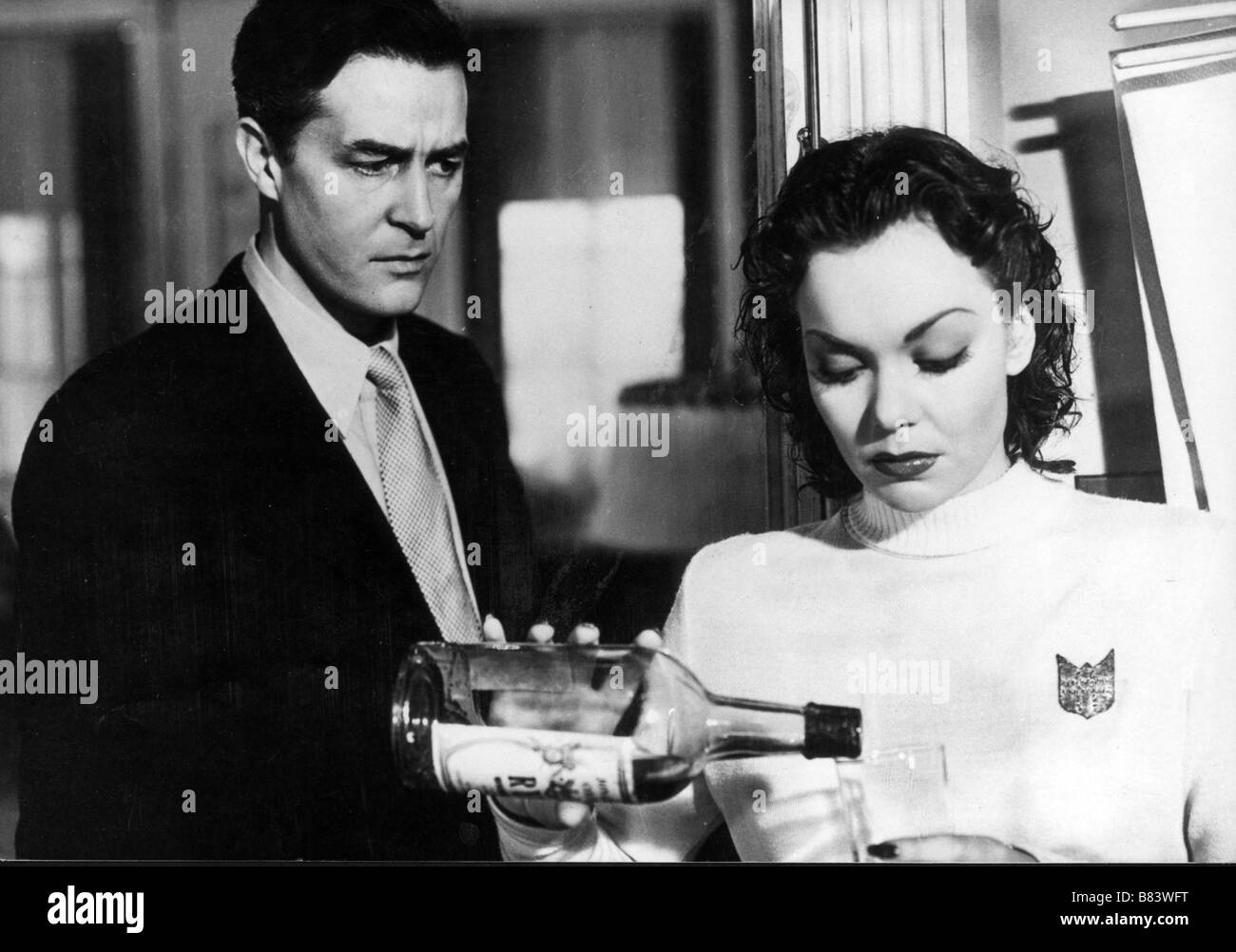 The Lost Weekend  Year: 1945 USA Ray Milland, Jane Wyman  Director: Billy Wilder Grand Prize of the Cannes Film Festival in 1946 Stock Photo