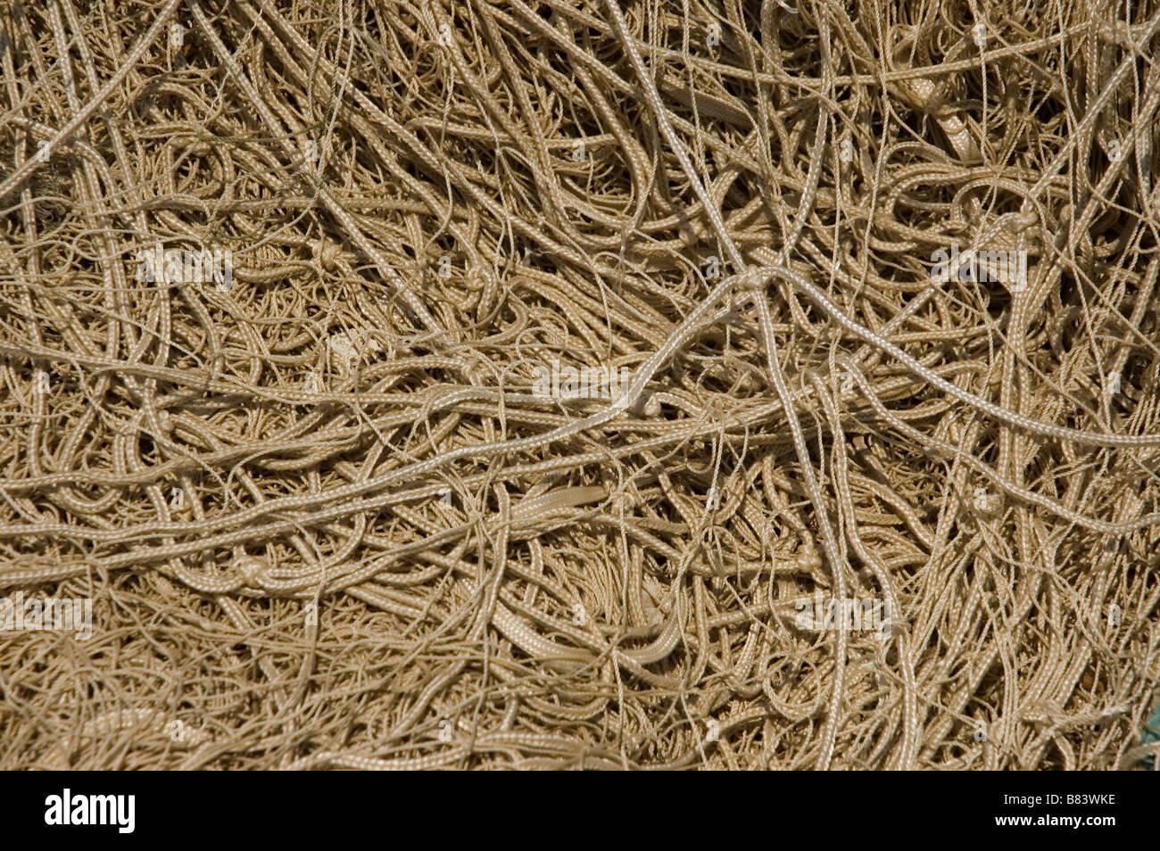Pile of Tangled Ropes Stock Photo - Alamy