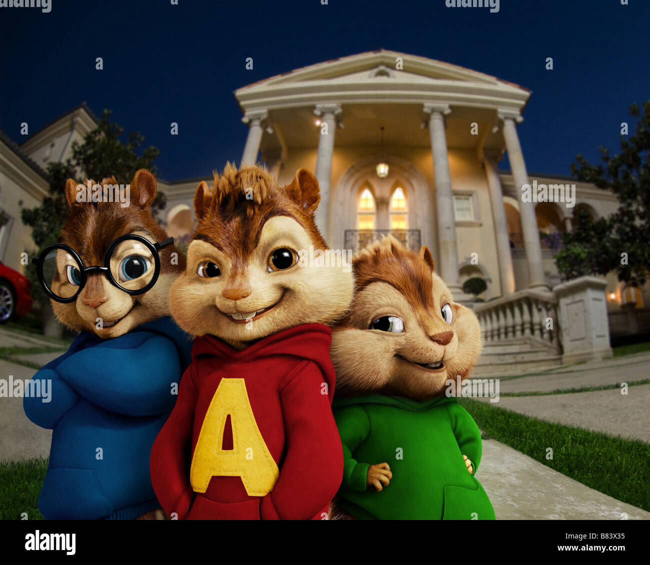 Alvin and the Chipmunks  Year : 2007 USA Director: Tim Hill Stock Photo