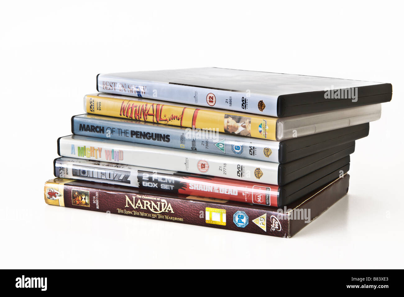 Pile Of Dvds Cds And Book S