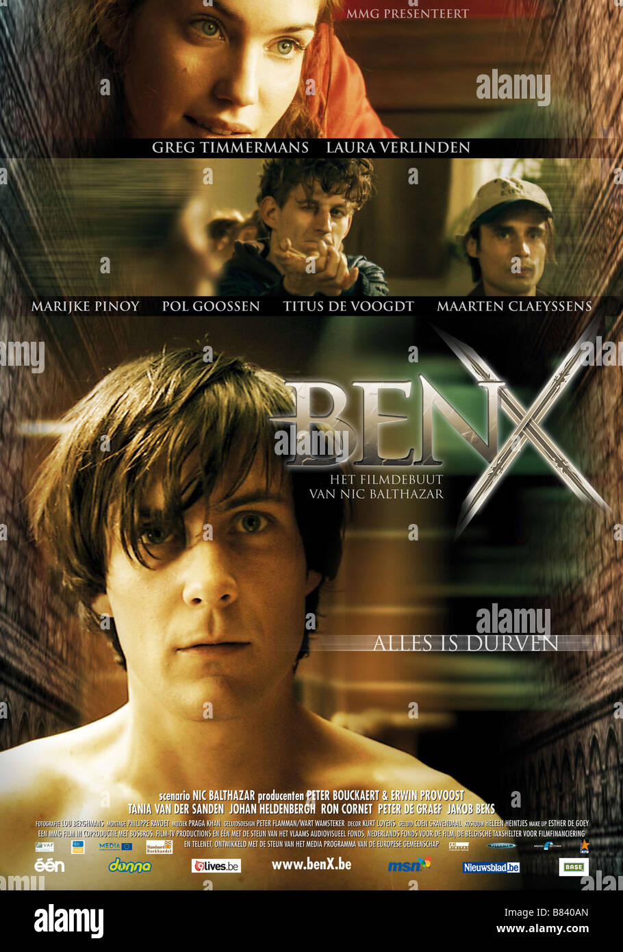 Ben X Year: 2007 - Belgium / Netherlands Greg Timmermans  Director: Nic Balthazar Movie poster (NL) Stock Photo
