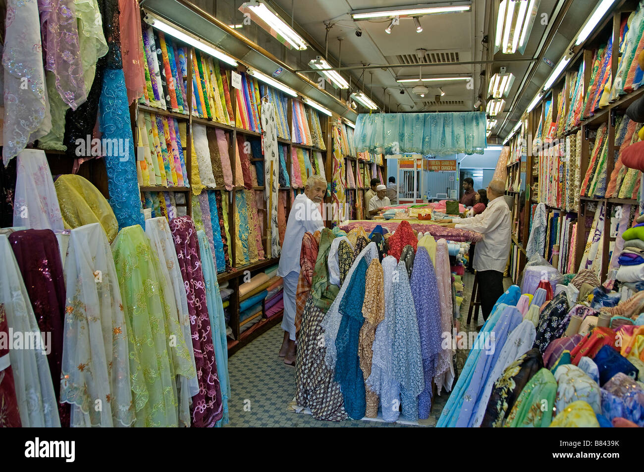 Arab Quarter Singapore Kampong Glam Silk Stock Photo