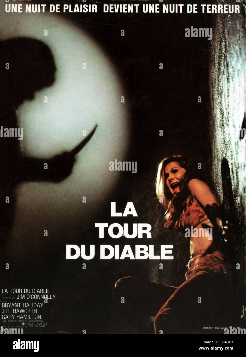 La tour du diable Tower of Evil  Year: 1972 - UK / USA Anna Palk affiche, poster  Director: Jim O'Connolly Stock Photo