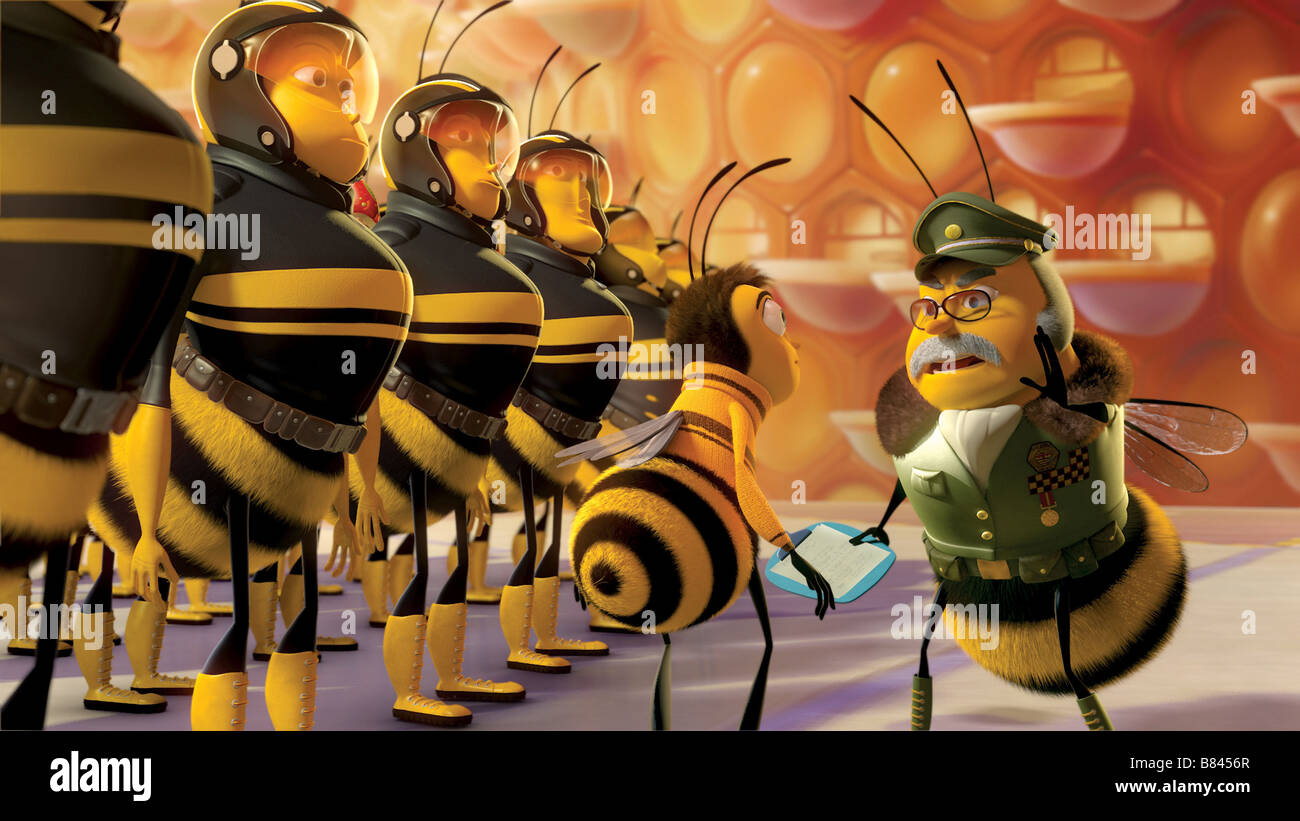 Bee movie, drôle d'abeille Bee movie (2007) USA Director: Steve Hickner,Simon J. Smith Animation Stock Photo