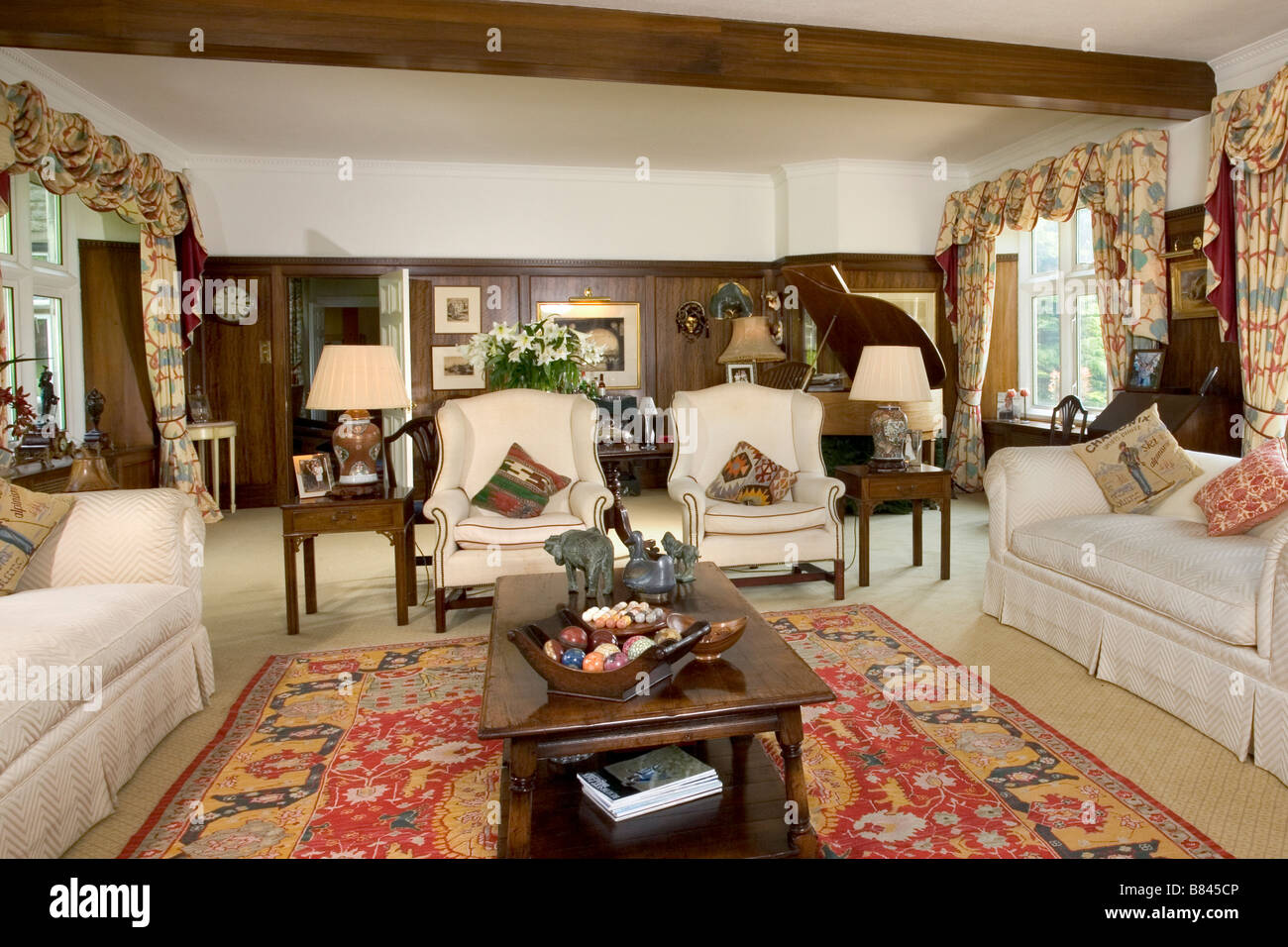 Wood Panelled Room High Resolution Stock Photography and Images - Alamy