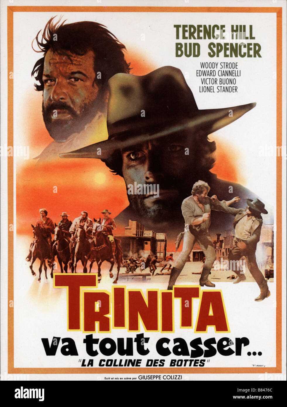 La Collina degli stivali Boot Hill Year : 1969 Italy Director: Giuseppe  Colizzi Movie poster (Fr Stock Photo - Alamy