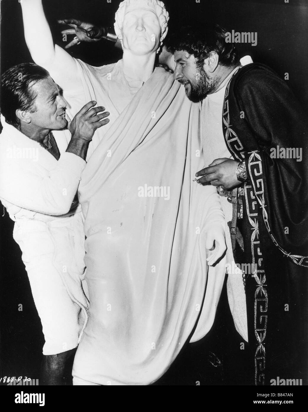 Spartacus Year : 1960 USA Director : Stanley Kubrick Kirk Douglas , Peter Ustinov  Shooting picture Stock Photo