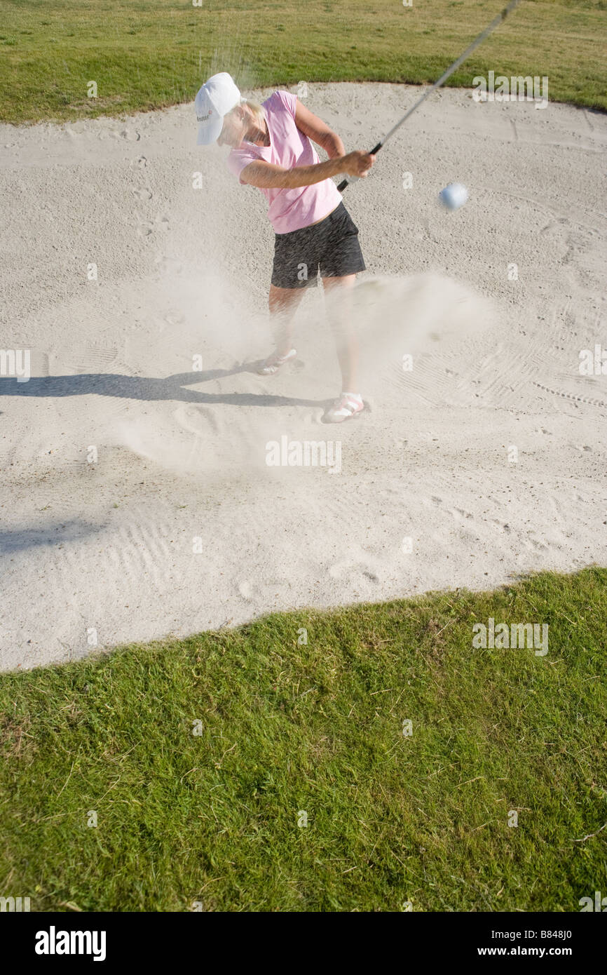 louise friberg golf player Stock Photo