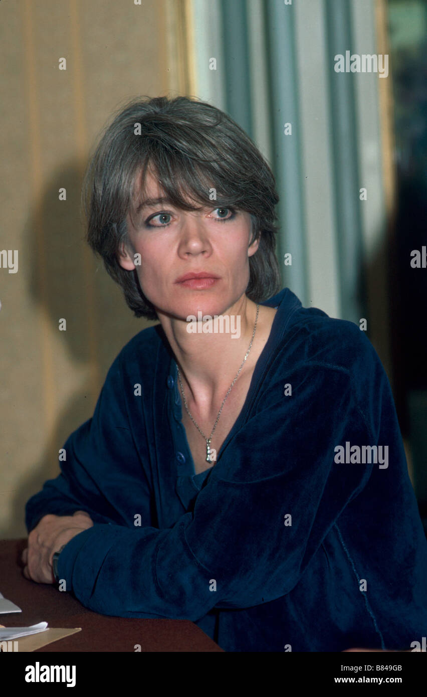 Françoise Hardy Françoise Hardy Françoise Hardy Circa 1988 Stock Photo