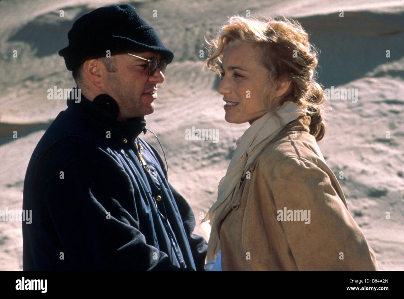 The English Patient  Year: 1996 USA Director: Anthony Minghella Anthony Minghella, Kristin Scott Thomas  Shooting picture Stock Photo