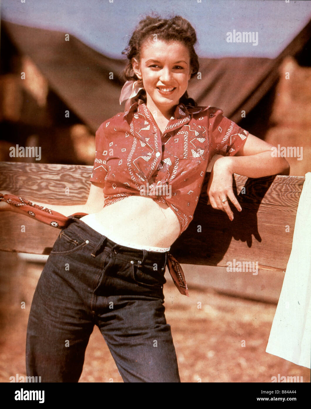 Denim jeans marilyn monroe hi-res stock photography and images - Alamy