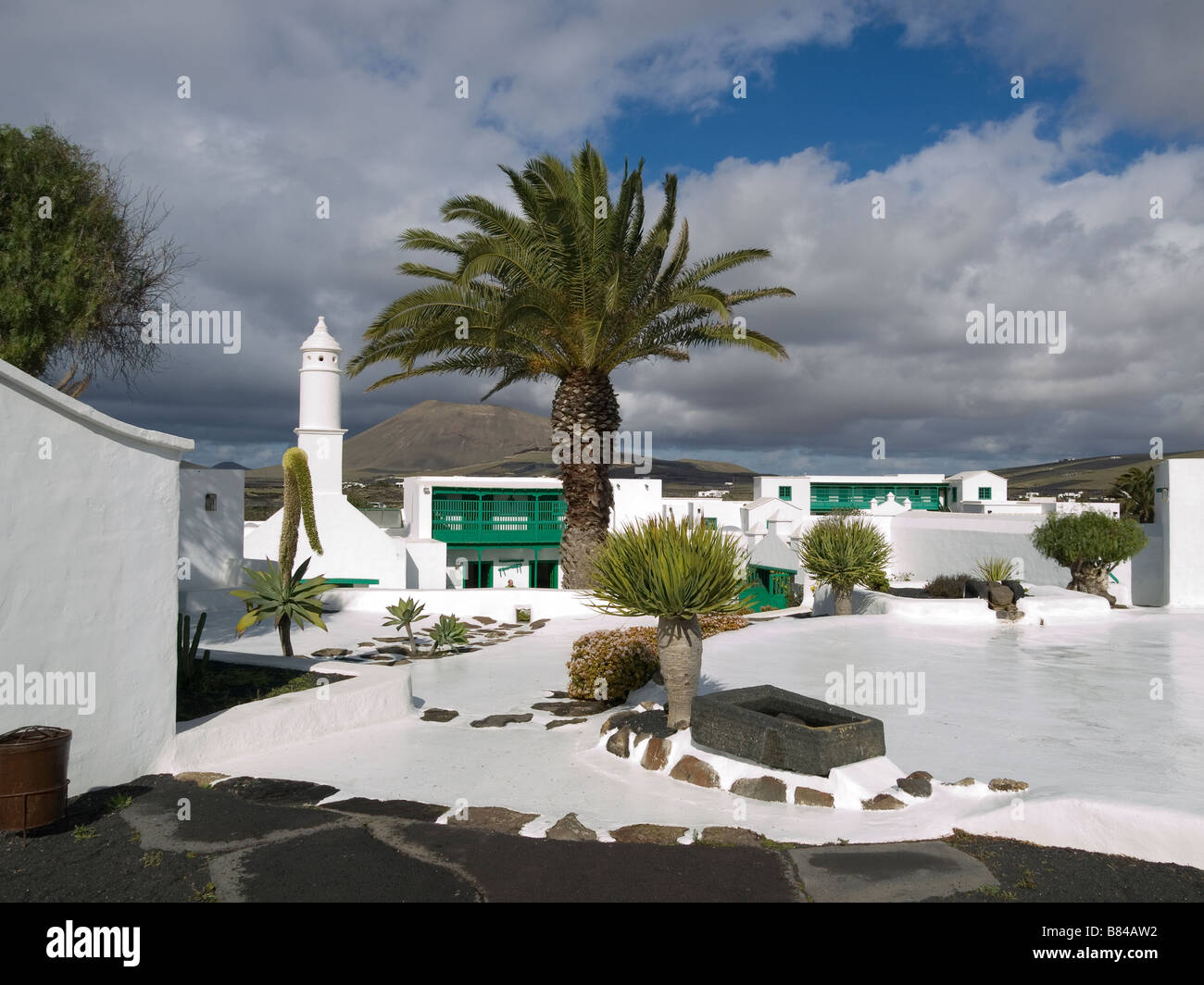 Museum of the farm labourer by local artist Cesar Manrique at San Bartolomé Lanzarote Canary Islands Stock Photo