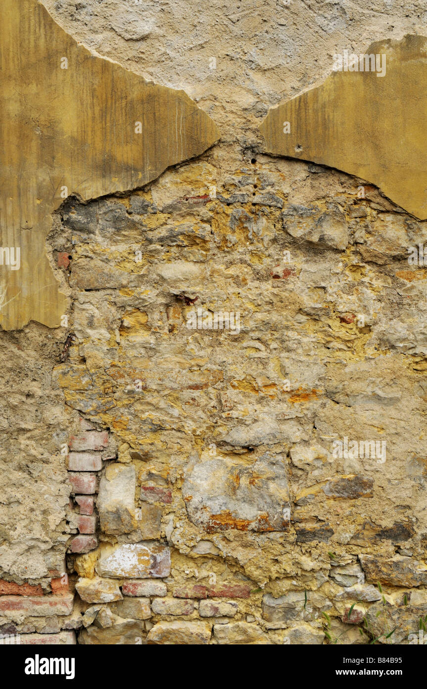 Repair to crumbling wall hires stock photography and images Alamy