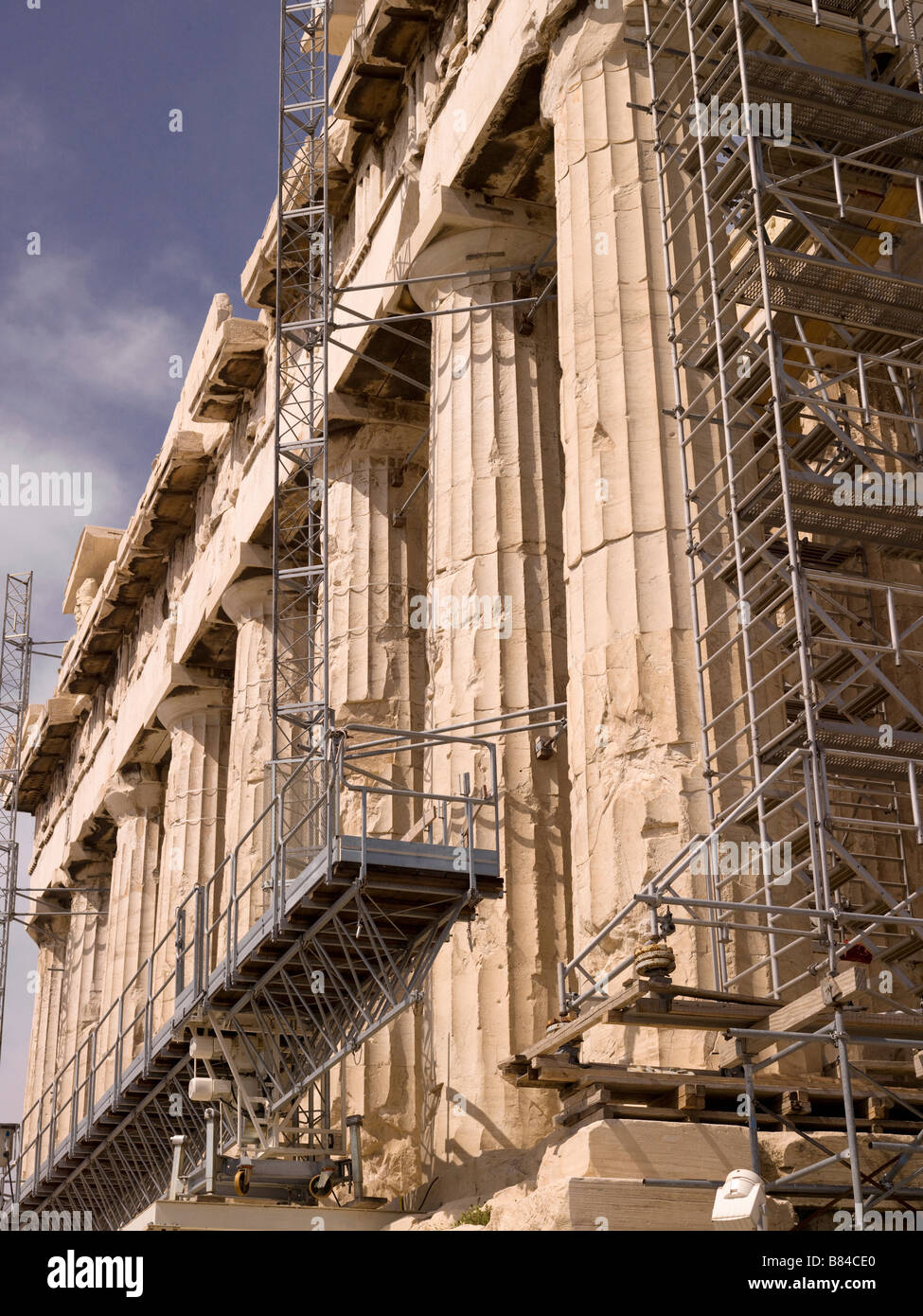 Athens, Greece; Building under construction Stock Photo