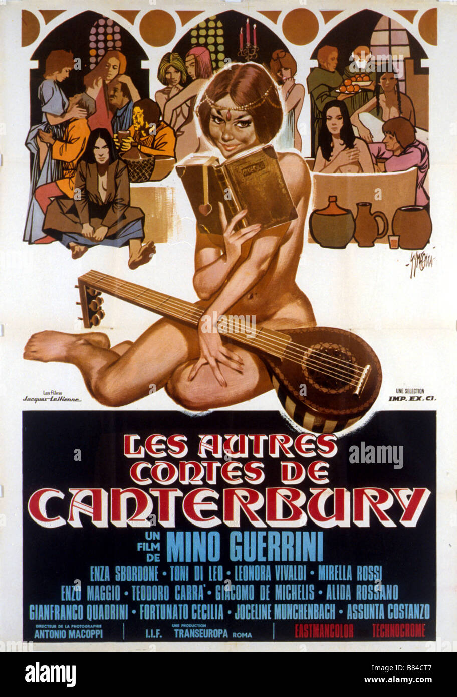 Autres contes de Canterbury, Les Altri racconti di Canterbury, Gli (1972) Italy Affiche, Poster  Director: Mino Guerrini Stock Photo