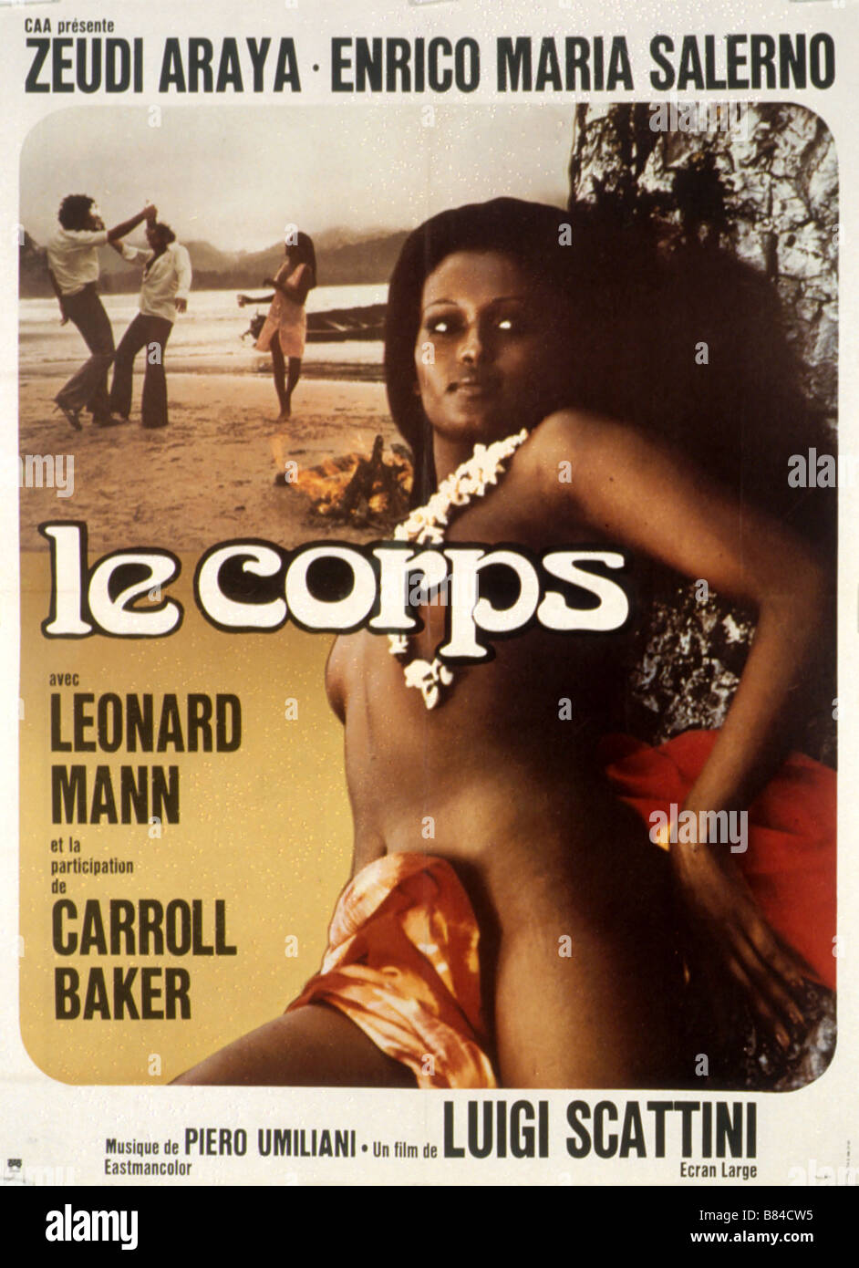 Le corps Corpo, Il (1974) Italy Zeudi Araya Affiche, Poster  Director: Luigi Scattini Stock Photo