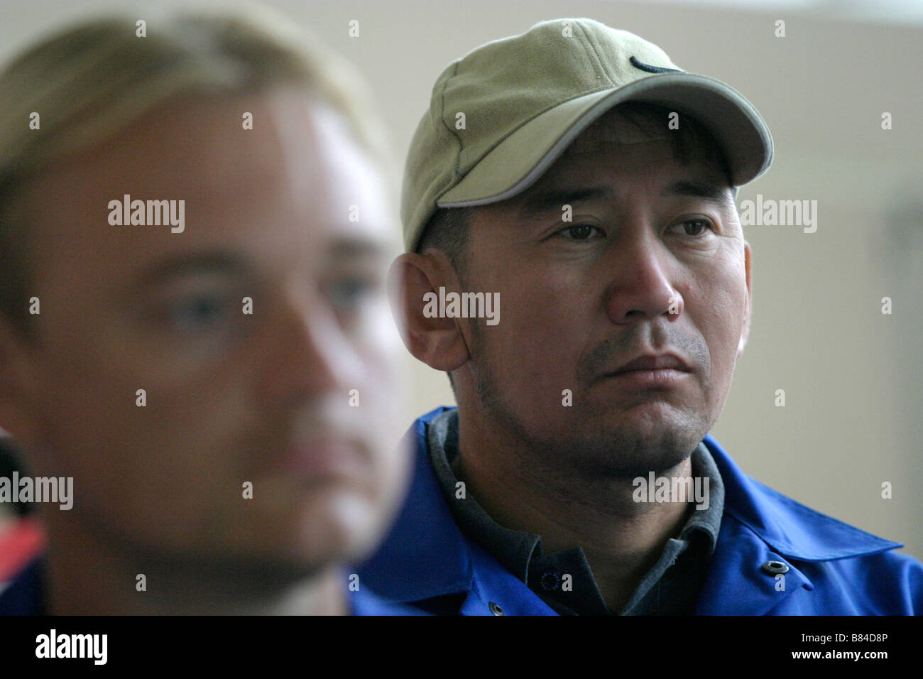 Safety training course at an oil facility, Kazakhstan Stock Photo Alamy