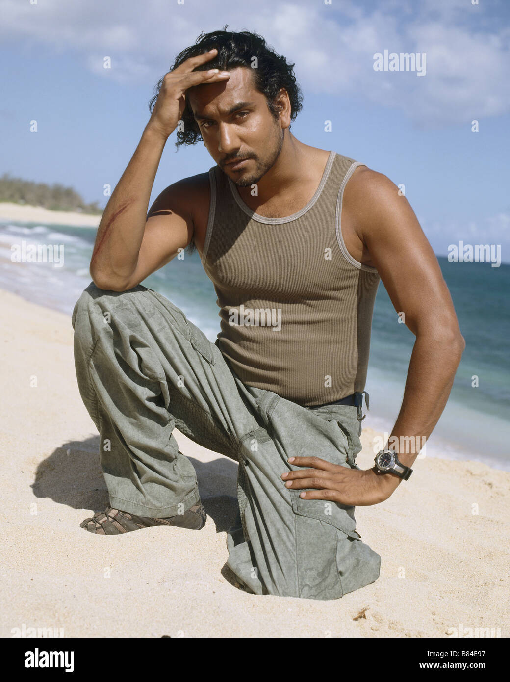 Lost TV Series 2004 2010 USA 2004 Season 01 Naveen Andrews Stock
