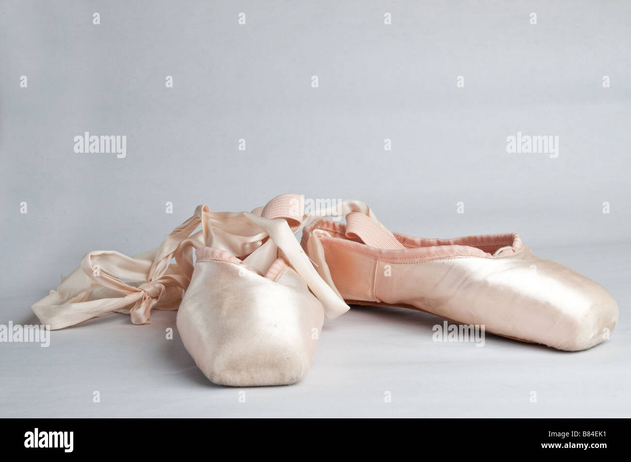 Worn and well used Ballet shoes Stock Photo - Alamy