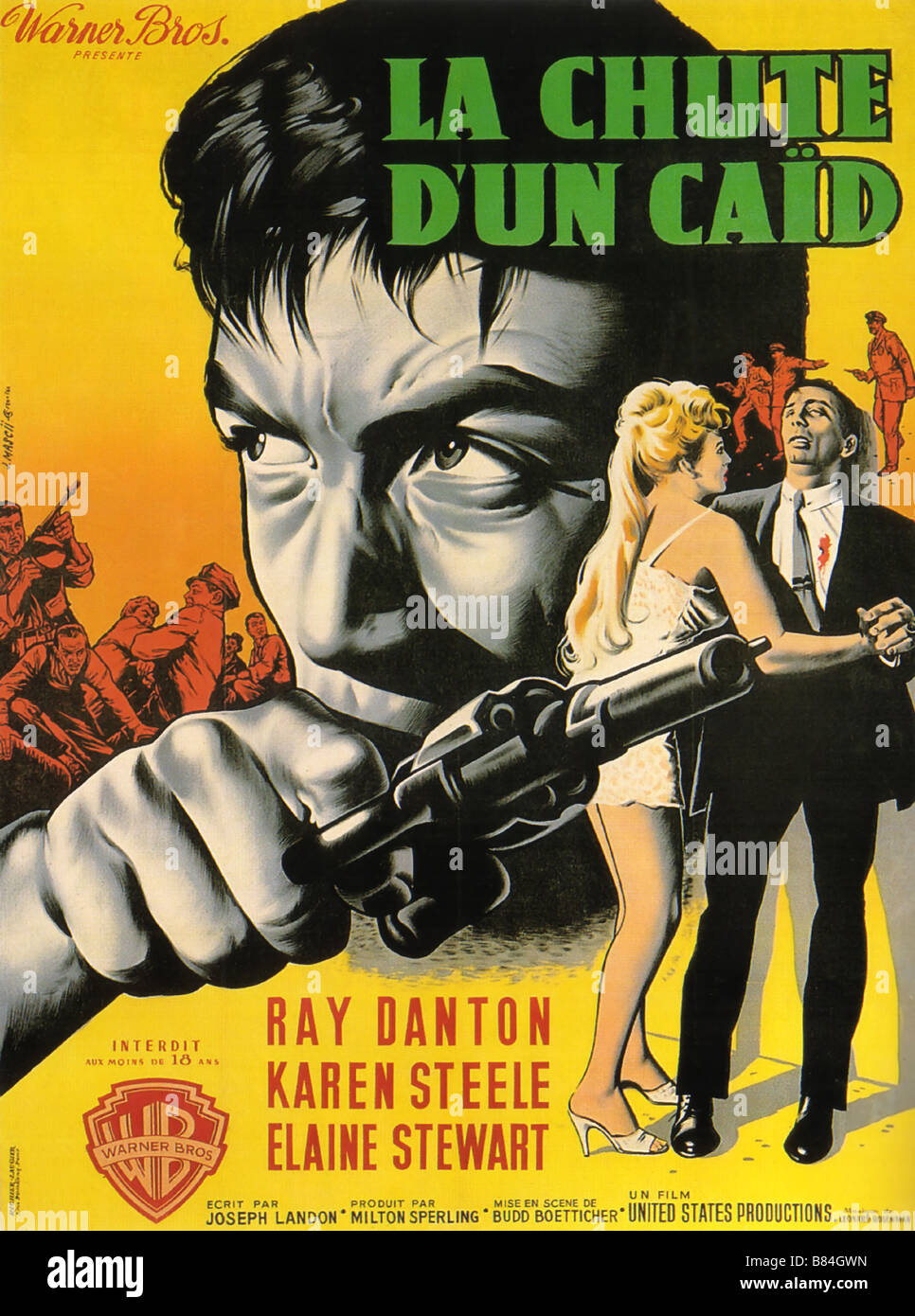 The Rise and Fall of Legs Diamond Year: 1960 - USA Ray Danton Director:  Budd Boetticher Movie poster (Fr Stock Photo - Alamy