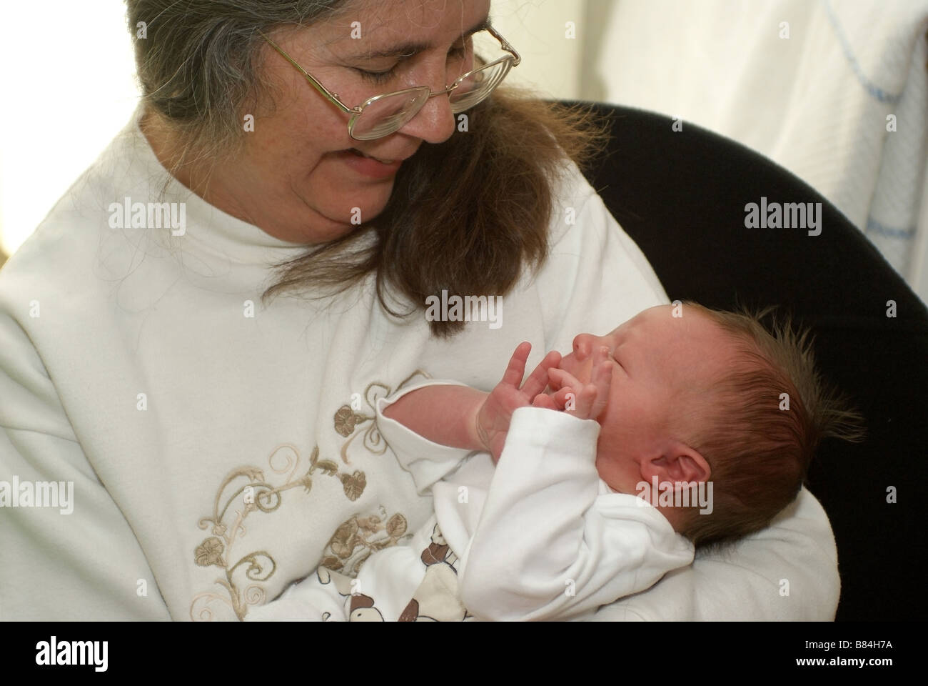 Holding New Life Baby Stock Photo Alamy