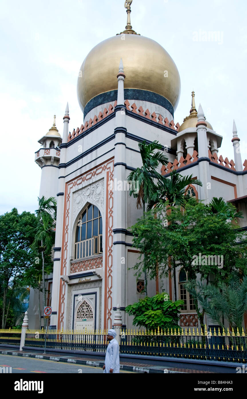 Masjid Sultan Singapura mosque Muslim Singapore Stock Photo