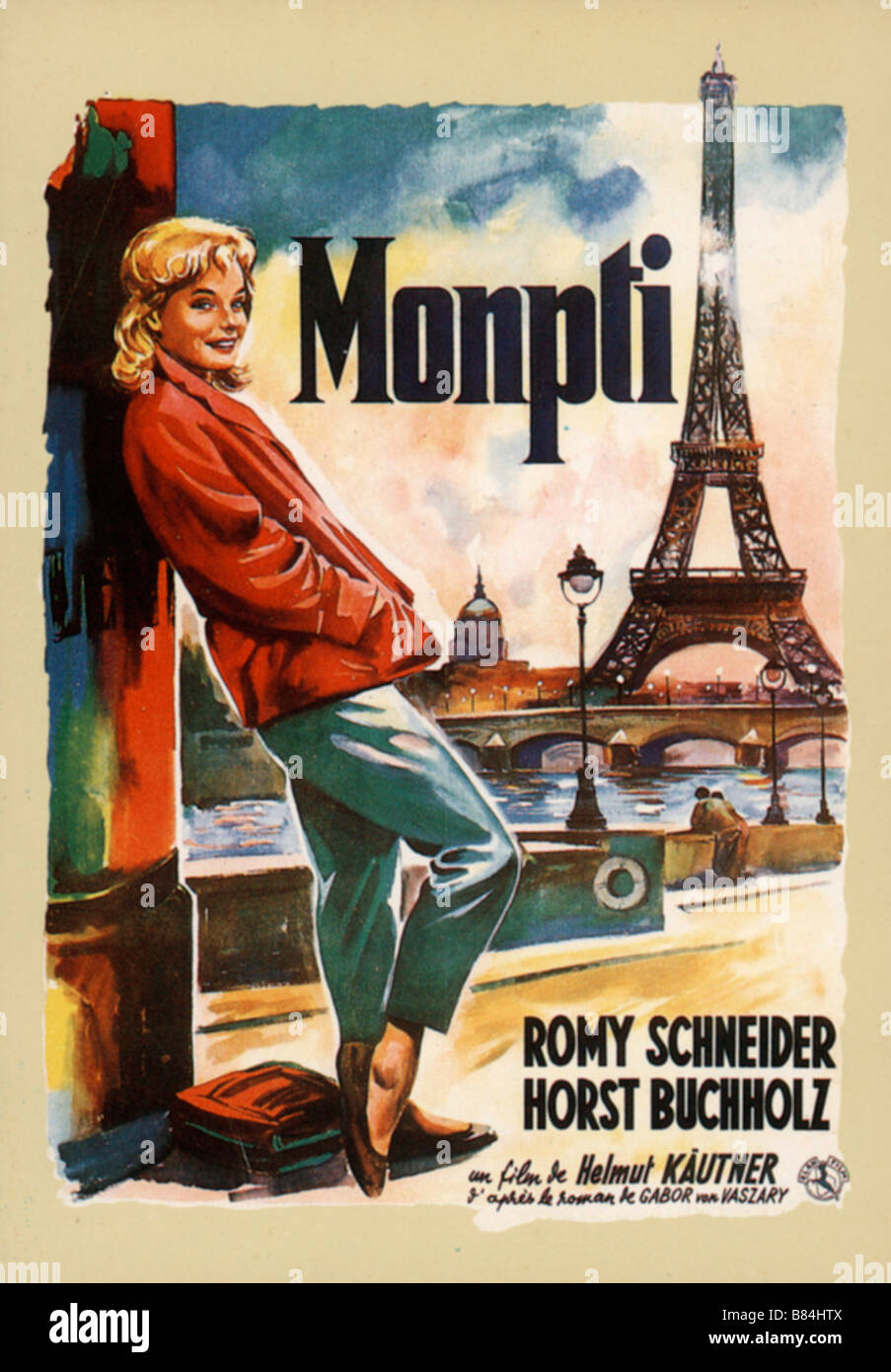 Romy Schneider / Monpti / 1957 directed by Helmut Käutner Stock Photo