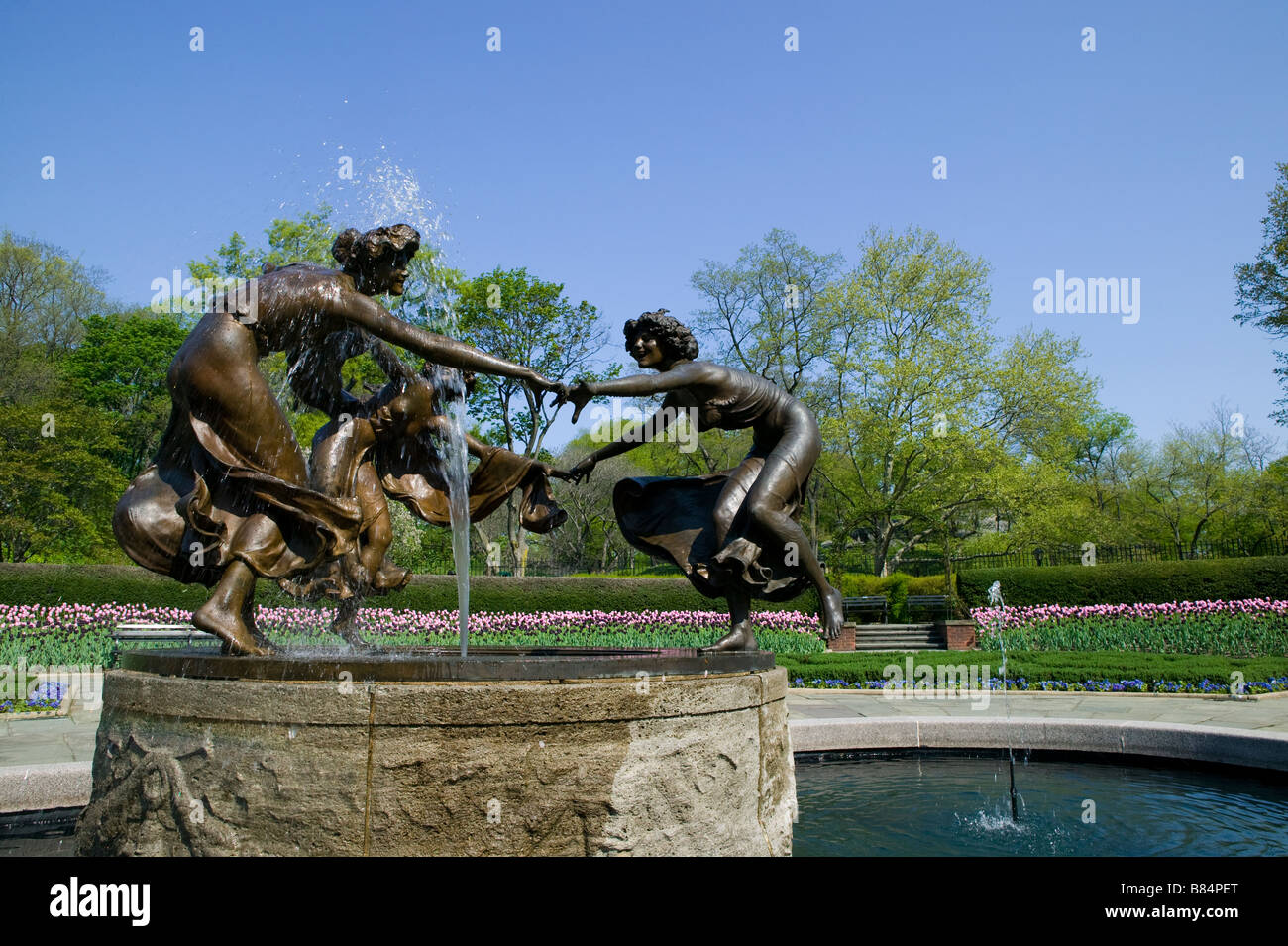 Fountain of Three Dancing Maidens, Conservatory Garden Central Park