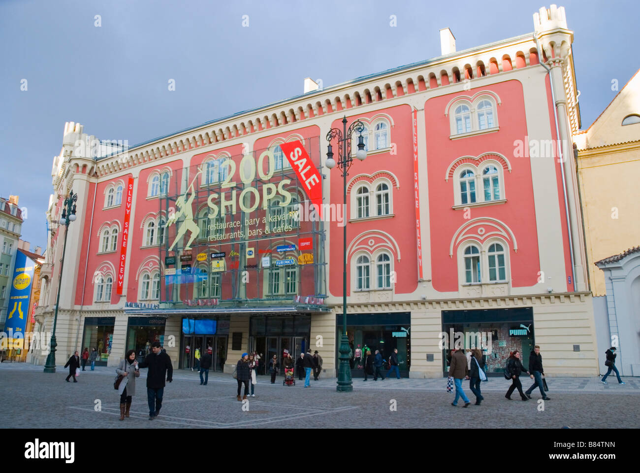Palladium shopping centre at Namesti Republiky square in Prague Czech Stock  Photo - Alamy
