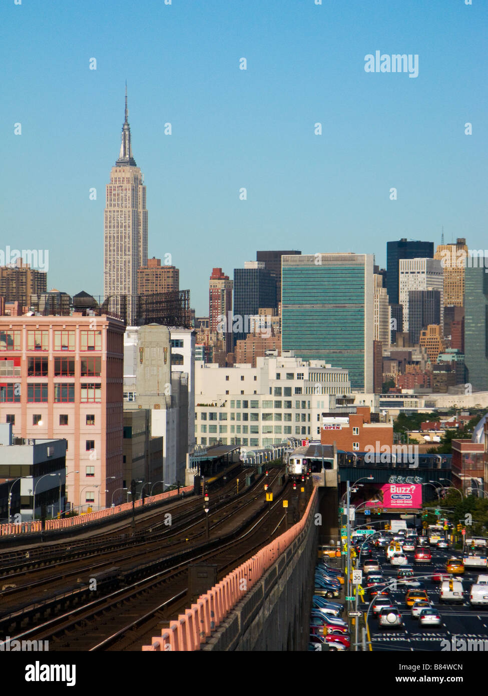 7 train 40th street and Queens Boulevard Lowry Station Manhattan New ...