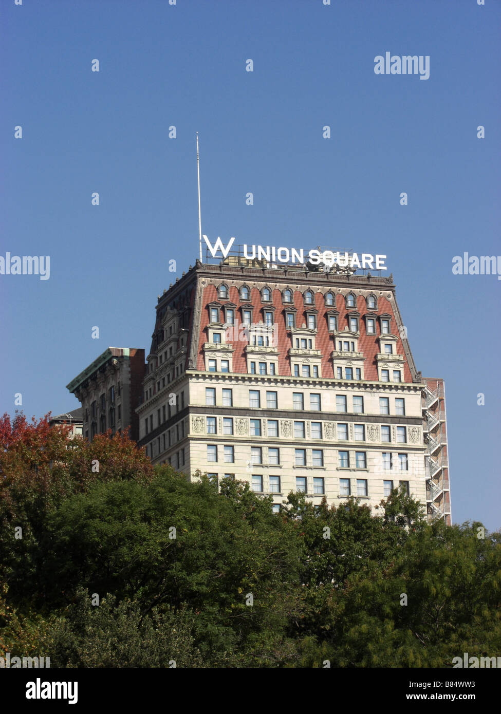 Shadow on building in New York, USA Stock Photo - Alamy