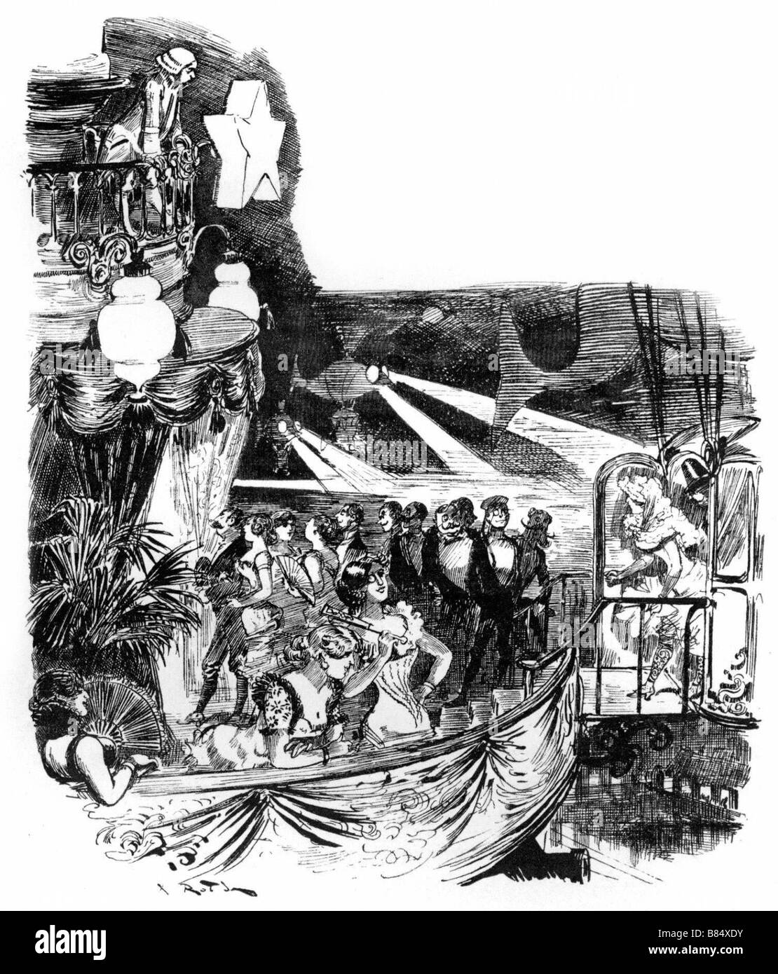 Arrival of guests illustration hi-res stock photography and images - Alamy