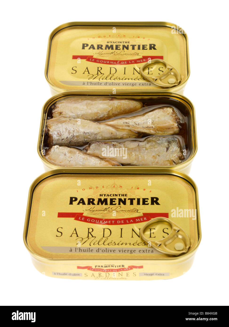 Parmentier Branded French Branded Packaging For Tinned Sardines in