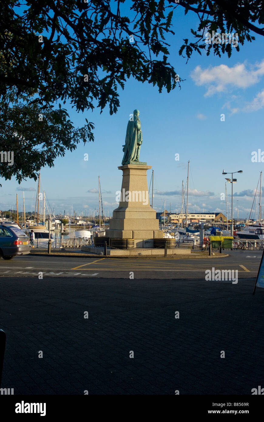 Prince Albert statue, St Peter Port, Guernsey Stock Photo Alamy